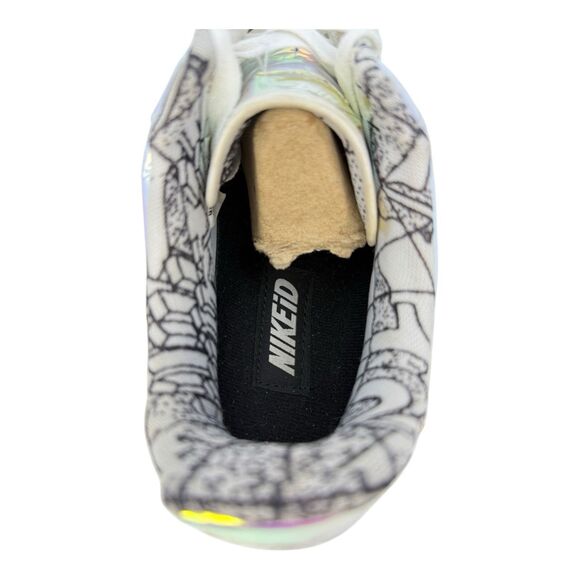 Size 12 - Nike Air Force 1 Premium iD Low Iridescent 779431-991 NO BOX DS RARE - Picture 6 of 11